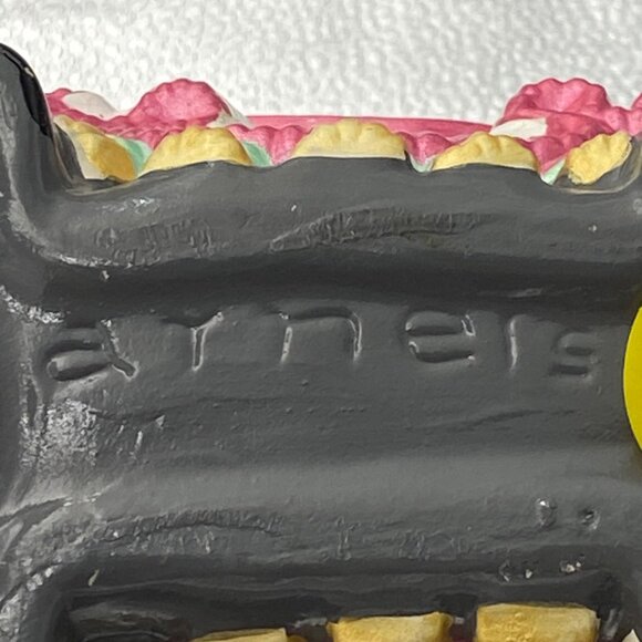 Vintage Arnel's Pottery‎ India Parade Elephant Piggy Bank Hand Painted - Picture 4 of 12